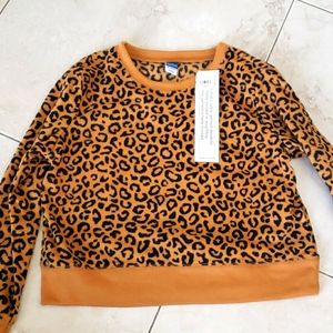 Old Navy leooard sweatshirt